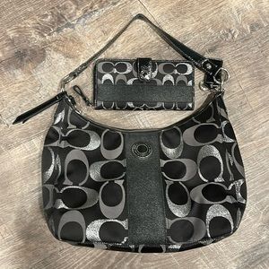 Coach purse and wallet